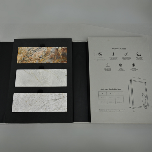 Stone Sample Folder Stone Sample Rigid Folder – Box Packaging Company