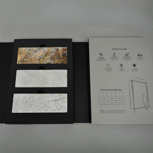 Stone Sample Rigid Folder